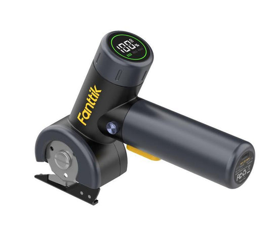 Cordless Electric Scissors with LED Display, USB-C Rechargeable, Easy-Swap Blades, Built-In LED Light, Portable Cutter for Boxes, Carpet, Leather & DIY Projects